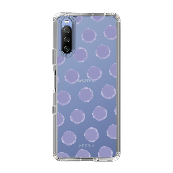 Slim Protection Case［ Original - Favorite Color Polka Dots - Purple ］