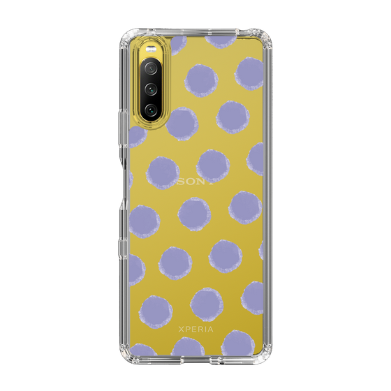 Slim Protection Case［ Original - Favorite Color Polka Dots - Purple ］