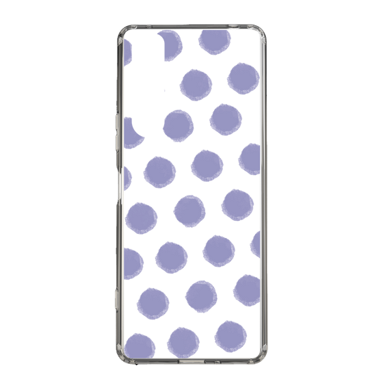 Slim Protection Case［ Original - Favorite Color Polka Dots - Purple ］