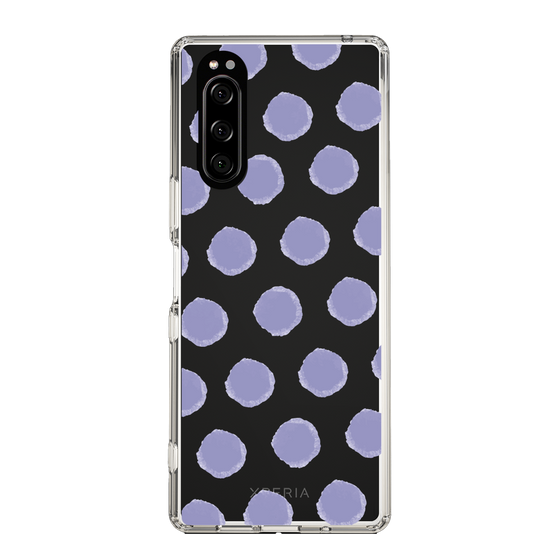 Slim Protection Case［ Original - Favorite Color Polka Dots - Purple ］
