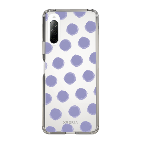 Slim Protection Case［ Original - Favorite Color Polka Dots - Purple ］
