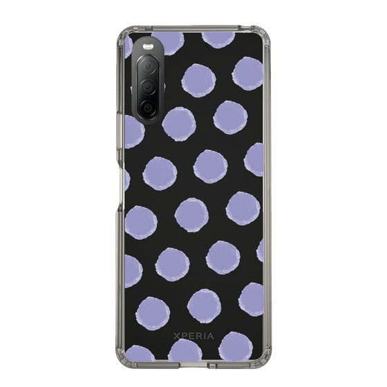 Slim Protection Case［ Original - Favorite Color Polka Dots - Purple ］