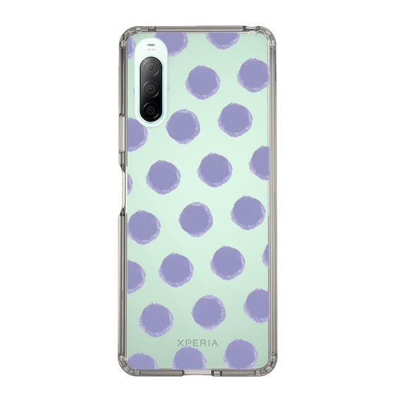 Slim Protection Case［ Original - Favorite Color Polka Dots - Purple ］