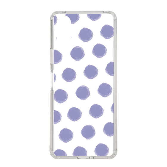 Slim Protection Case［ Original - Favorite Color Polka Dots - Purple ］