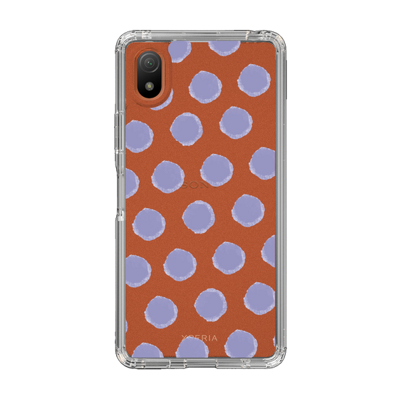 Slim Protection Case［ Original - Favorite Color Polka Dots - Purple ］