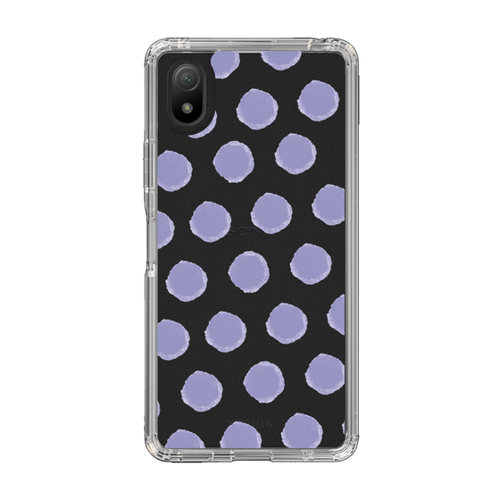 Slim Protection Case［ Original - Favorite Color Polka Dots - Purple ］