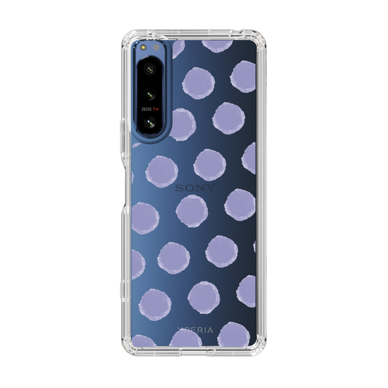 Slim Protection Case［ Original - Favorite Color Polka Dots - Purple ］