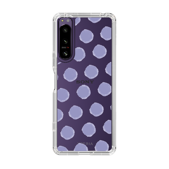 Slim Protection Case［ Original - Favorite Color Polka Dots - Purple ］