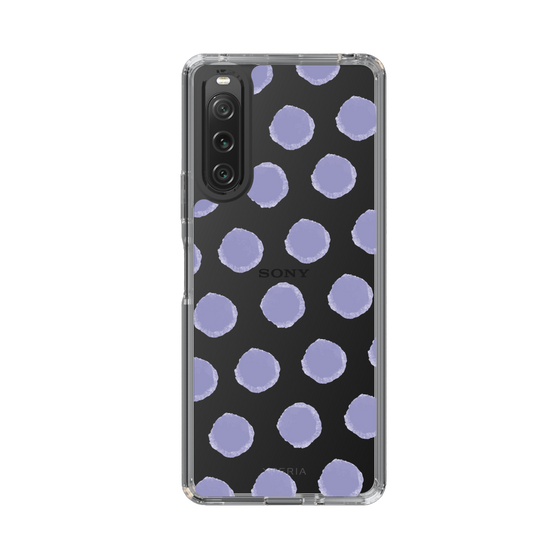 Slim Protection Case［ Original - Favorite Color Polka Dots - Purple ］