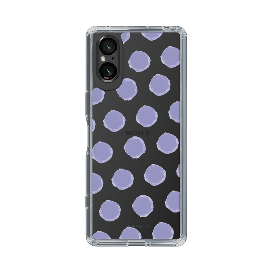Slim Protection Case［ Original - Favorite Color Polka Dots - Purple ］
