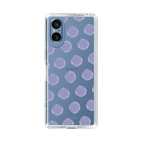 Slim Protection Case［ Original - Favorite Color Polka Dots - Purple ］