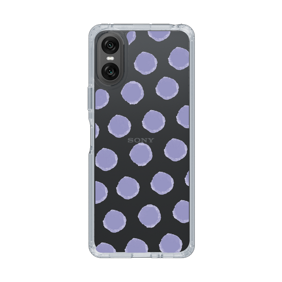 Slim Protection Case［ Original - Favorite Color Polka Dots - Purple ］