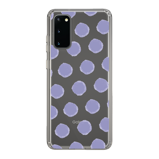 Slim Protection Case［ Original - Favorite Color Polka Dots - Purple ］