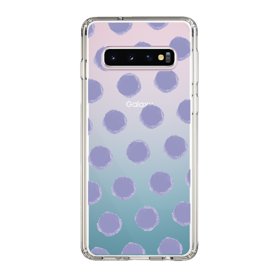 Slim Protection Case［ Original - Favorite Color Polka Dots - Purple ］