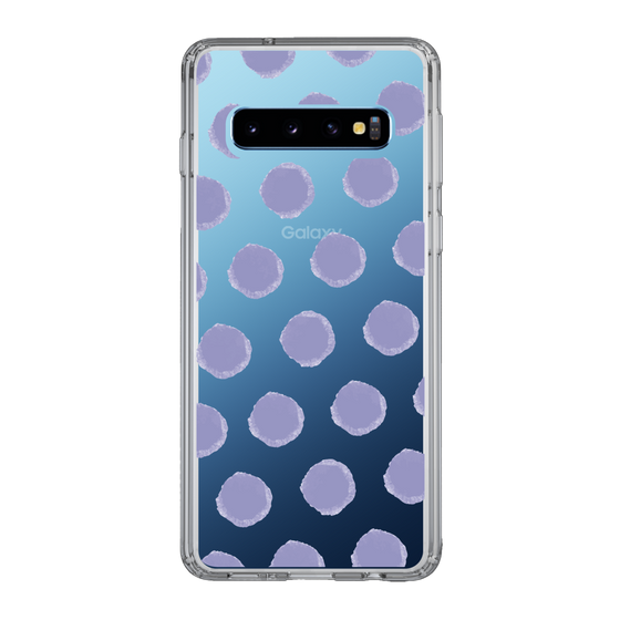 Slim Protection Case［ Original - Favorite Color Polka Dots - Purple ］