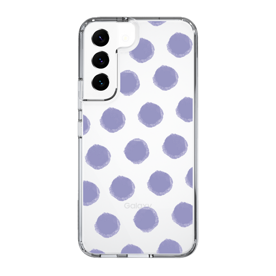 Slim Protection Case［ Original - Favorite Color Polka Dots - Purple ］