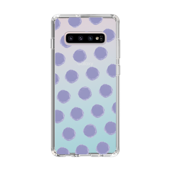 Slim Protection Case［ Original - Favorite Color Polka Dots - Purple ］