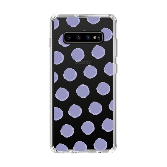 Slim Protection Case［ Original - Favorite Color Polka Dots - Purple ］