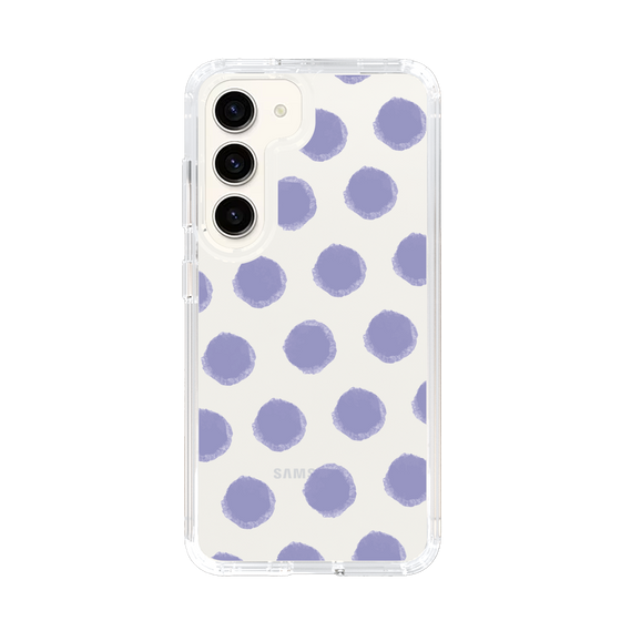Slim Protection Case［ Original - Favorite Color Polka Dots - Purple ］