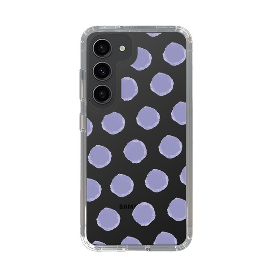Slim Protection Case［ Original - Favorite Color Polka Dots - Purple ］