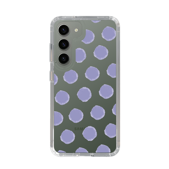 Slim Protection Case［ Original - Favorite Color Polka Dots - Purple ］