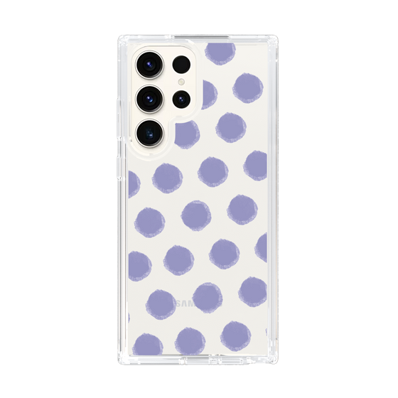 Slim Protection Case［ Original - Favorite Color Polka Dots - Purple ］