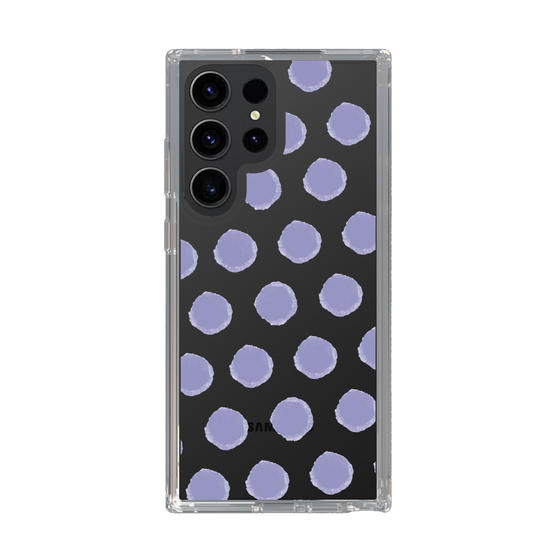 Slim Protection Case［ Original - Favorite Color Polka Dots - Purple ］