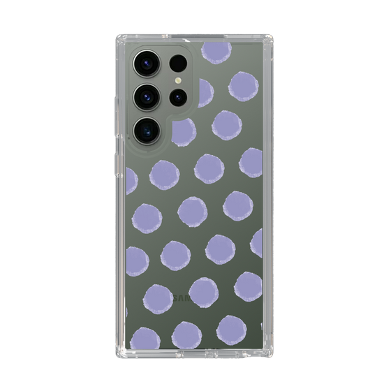 Slim Protection Case［ Original - Favorite Color Polka Dots - Purple ］