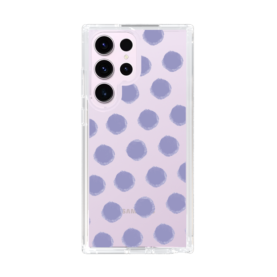 Slim Protection Case［ Original - Favorite Color Polka Dots - Purple ］