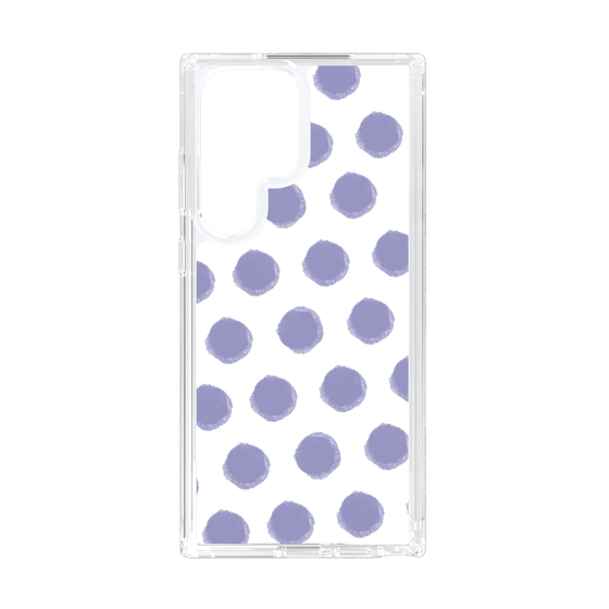 Slim Protection Case［ Original - Favorite Color Polka Dots - Purple ］