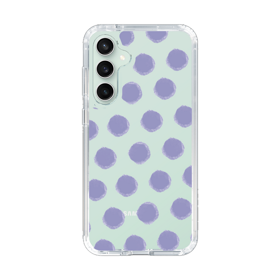 Slim Protection Case［ Original - Favorite Color Polka Dots - Purple ］
