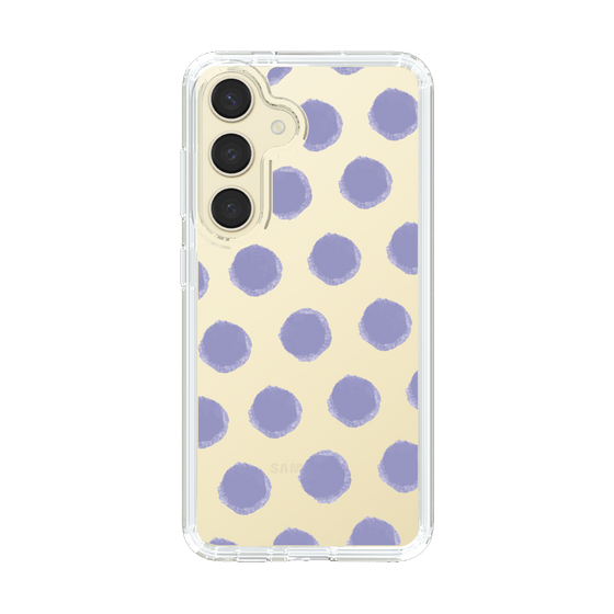 Slim Protection Case［ Original - Favorite Color Polka Dots - Purple ］