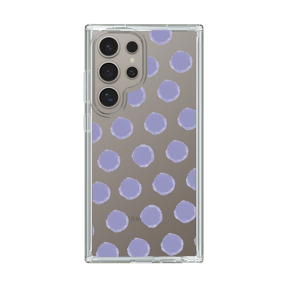 Slim Protection Case［ Original - Favorite Color Polka Dots - Purple ］