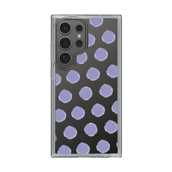 Slim Protection Case［ Original - Favorite Color Polka Dots - Purple ］