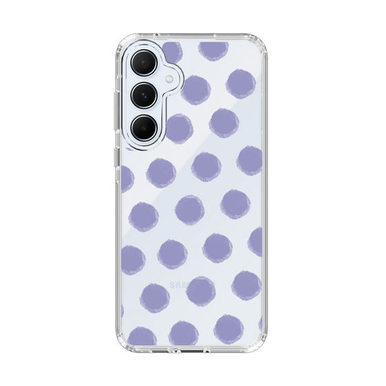 Slim Protection Case［ オリジナル - 推し色水玉 - Purple ］