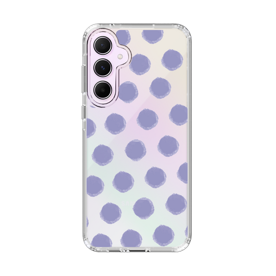 Slim Protection Case［ オリジナル - 推し色水玉 - Purple ］
