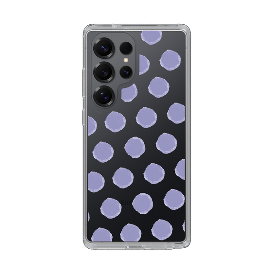 Slim Protection Case［ Original - Favorite Color Polka Dots - Purple ］