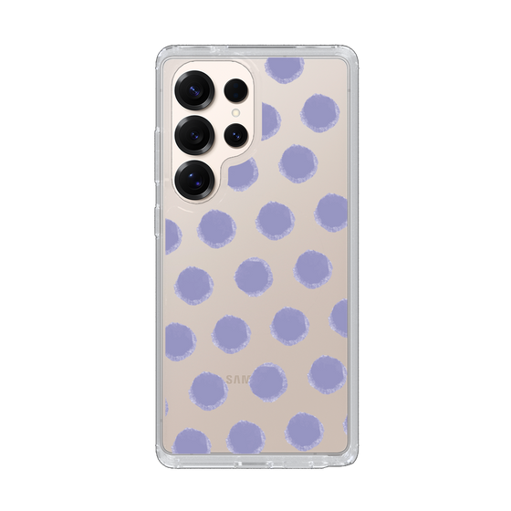 Slim Protection Case［ Original - Favorite Color Polka Dots - Purple ］