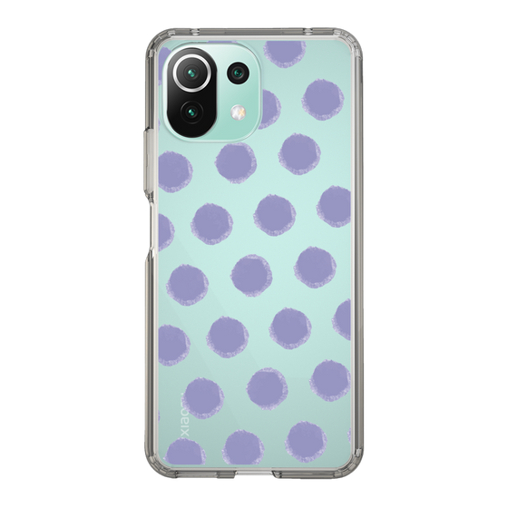 Slim Protection Case［ Original - Favorite Color Polka Dots - Purple ］