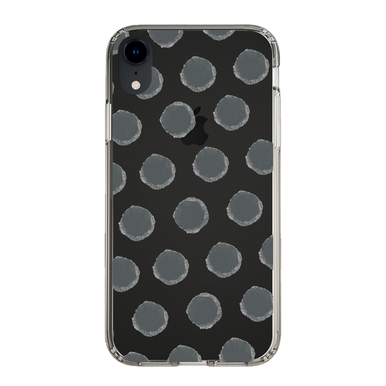Slim Protection Case［ Original - Favorite Color Polka Dots - Black ］