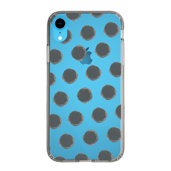Slim Protection Case［ Original - Favorite Color Polka Dots - Black ］