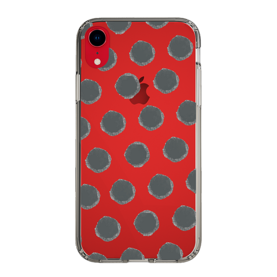 Slim Protection Case［ Original - Favorite Color Polka Dots - Black ］