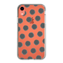 Slim Protection Case［ Original - Favorite Color Polka Dots - Black ］