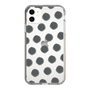 Slim Protection Case［ Original - Favorite Color Polka Dots - Black ］