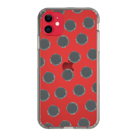 Slim Protection Case［ Original - Favorite Color Polka Dots - Black ］