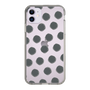 Slim Protection Case［ Original - Favorite Color Polka Dots - Black ］