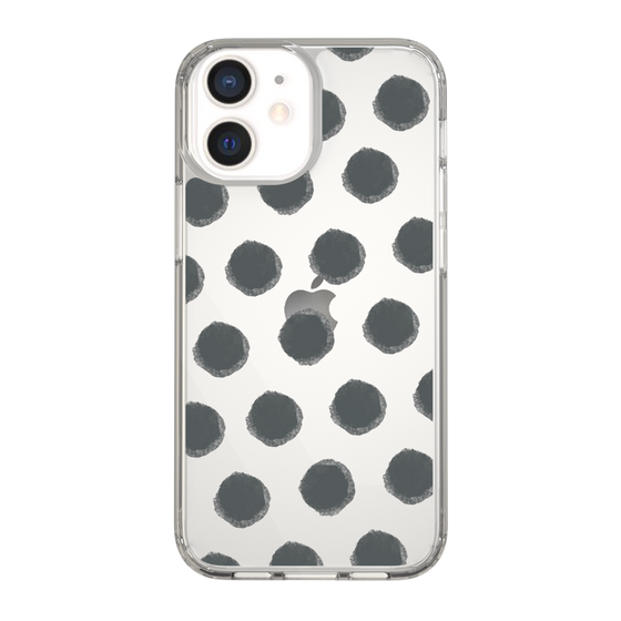 Slim Protection Case［ Original - Favorite Color Polka Dots - Black ］