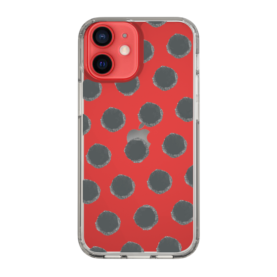 Slim Protection Case［ Original - Favorite Color Polka Dots - Black ］