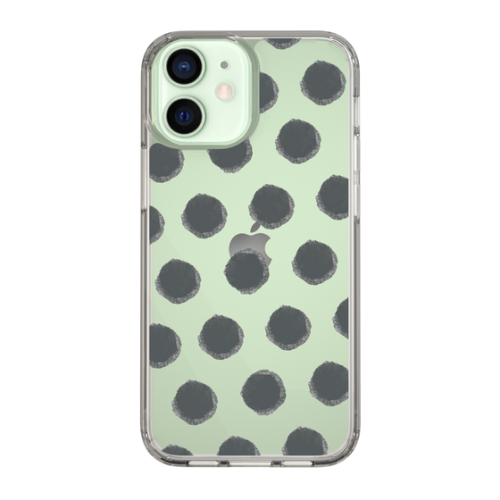 Slim Protection Case［ Original - Favorite Color Polka Dots - Black ］