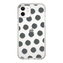 Slim Protection Case［ Original - Favorite Color Polka Dots - Black ］